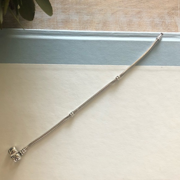 💕3/$85 PANDORA MOMENTS SNAKE CHAIN BRACELET 7.1” - Picture 7 of 10